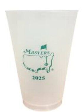 4ct 2025 The Masters souvenir plastic cup  augusta